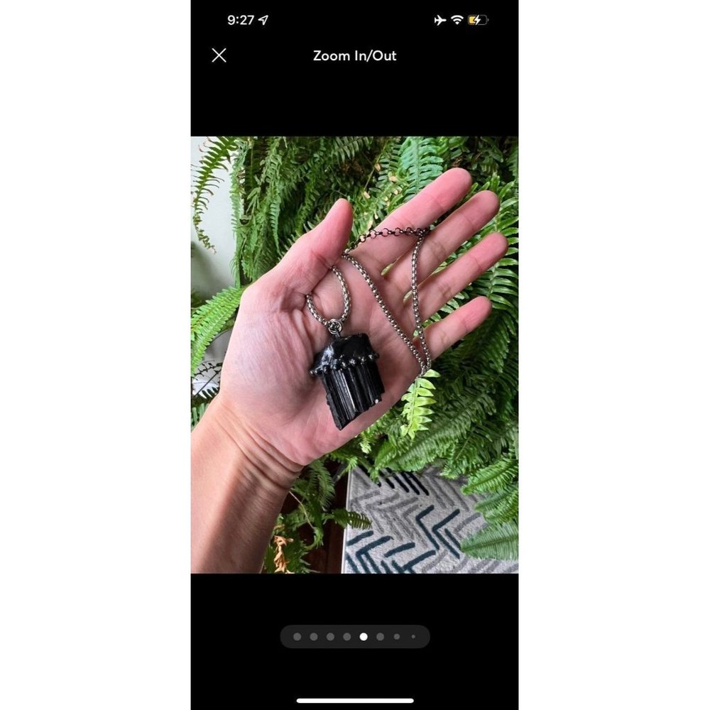 NATURES Shield SET! Black Tourmaline EMF Protection Necklace + Ring - Picture 7 of 12